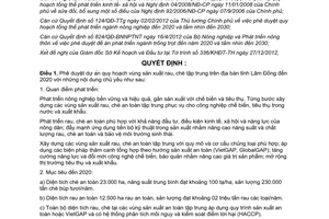 Quyết định 482/QĐ-UBND năm 2013 dự án quy hoạch vùng sản xuất rau Lâm Đồng