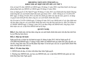 Nghị quyết 45/2013/NQ-HĐND mức chi bảo đảm công tác cải cách hành chính