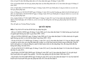 Quyết định 02/2013/QĐ-UBND bãi bỏ văn bản đã hết hiệu lực Quận 9