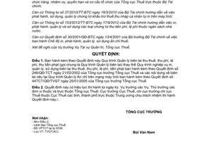 Quyết định 440/QĐ-TCT năm 2013 Quy trình Quản lý biên lai