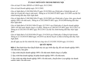 Quyết định 2193/QĐ-UBND năm 2013 sắp xếp đổi mới doanh nghiệp 100% vốn nhà nước