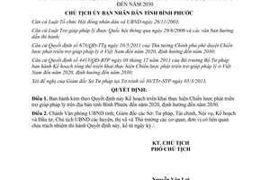 Quyết định 401/QĐ-UBND năm 2013 Kế hoạch Chiến lược phát triển trợ giúp pháp lý