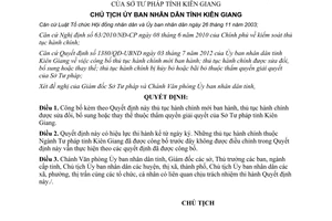 Quyết định số 674/QĐ-UBND thủ tục hành chính thuộc thẩm quyền Sở tư pháp