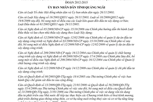 Quyết định 15/2013/QĐ-UBND thực hiện Đề án Kiên cố hóa kênh mương Quảng Ngãi