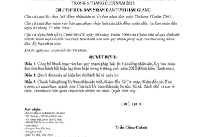 Quyết định 470/QĐ-UBND năm 2013 Danh mục văn bản hết hiệu lực Hậu Giang