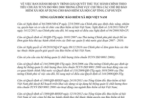 Quyết định 297/QĐ-BHXH năm 2013 bộ quy trình giải quyết thủ tục hành chính