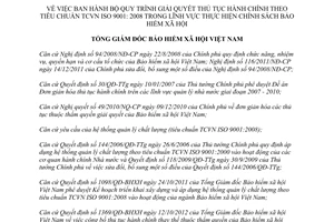 Quyết định 299/QĐ-BHXH năm 2013 bộ quy trình giải quyết thủ tục hành chính