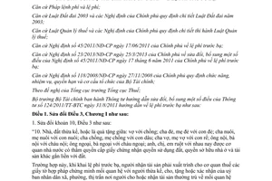 Thông tư 34/2013/TT-BTC sửa đổi Thông tư 124/2011/TT-BTC lệ phí trước bạ