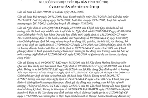 Quyết định 03/2013/QĐ-UBND thực hiện cơ chế một cửa liên thông tỉnh Phú Thọ