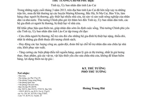 Công điện 474/CĐ-TTg tập trung khắc phục thiệt hại lốc mưa đá