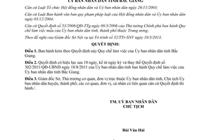 Quyết định 107/2013/QĐ-UBND Quy chế làm việc của Ủy ban nhân dân tỉnh Bắc Giang