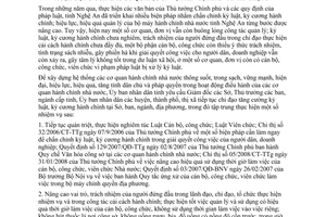 Chỉ thị 10/2013/CT-UBND tăng cường kỷ luật kỷ cương hành chính tại Nghệ An