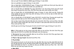 Quyết định 857/QĐ-UBND 2013 Quy hoạch phát triển điện lực Phúc Yên Vĩnh Phúc 2012 2015 đến 2020