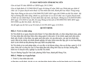 Quyết định 685/QĐ-UBND năm 2013 chức năng nhiệm vụ quyền hạn Sở Tài chính