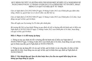 Thông tư 02/2013/TT-BNV hướng dẫn 30/2012/NĐ-CP quỹ xã hội quỹ từ thiện