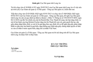 Công văn 244/GSQL-GQ3 hồ sơ cấp giấy phép nhập khẩu xe môtô hai bánh là quà tặng