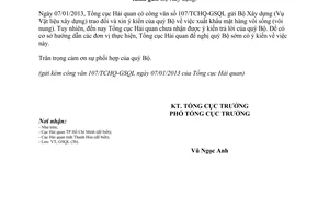 Công văn 1681/TCHQ-GSQL xuất khẩu vôi nung