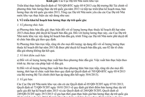 Công văn 382/TCDT-QLHDT mua bán lương thực dự trữ quốc gia kế hoạch năm 2013