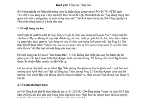 Công văn 1835/BNN-KHCN thẩm định Dự án Quan trắc môi trường