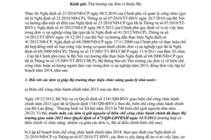 Công văn 1322/LĐTBXH-TCCB kế hoạch nhân lực năm 2014 Bộ Lao động Thương binh