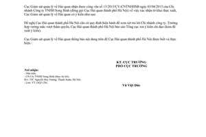 Công văn 302/GSQL-GQ3 năm 2013 vướng mắc khi thực hiện thủ tục hải quan điện tử