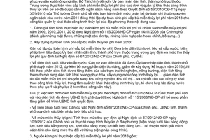 Công văn 4927/BTC-TCDN xây dựng dự toán kinh phí cấp bù miễn thủy lợi phí năm 2013