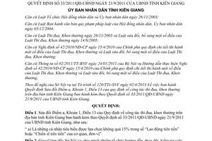 Quyết định 07/2013/QĐ-UBND sửa đổi quy định thi đua khen thưởng Kiên Giang