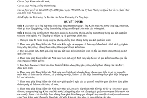 Quyết định 380/QĐ-KTNN năm 2013 nhiệm vụ phòng chống tham nhũng