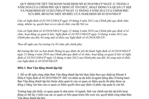 Thông tư 03/2013/TT-BNV hướng dẫn tổ chức hoạt động và quản lý hội