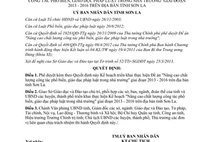 Quyết định 758/QĐ-UBND năm 2013 Đề án Nâng cao chất lượng phổ biến giáo dục