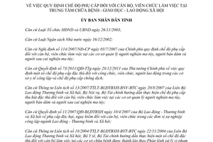 Quyết định 16/2013/QĐ-UBND phụ cấp cán bộ viên chức Trung tâm Chữa bệnh Giáo dục Hà Tĩnh