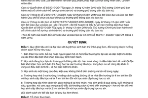 Quyết định 04/2013/QĐ-UBND tiêu chí địa bàn xét duyệt học sinh bán trú Lạng Sơn