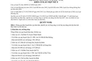 Nghị quyết 77/2013/NQ-HĐND17 quy hoạch khai thác cát sỏi vật liệu xây dựng