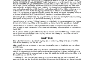 Quyết định 10/2013/QĐ-UBND bồi thường hỗ trợ tái định cư Nhà nước thu hồi đất