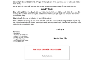 Quyết định 786/QĐ-UBND năm 2013 công bố thủ tục hành chính Sở Giáo dục và Đào tạo tỉnh Lâm Đồng