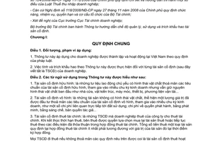 Thông tư 45/2013/TT-BTC Chế độ quản lý sử dụng và trích khấu hao tài sản cố định