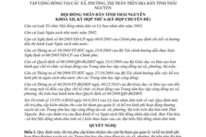 Nghị quyết 05/2013/NQ-HĐND mức chi trả phụ cấp cán bộ Trung tâm Học tập cộng đồn