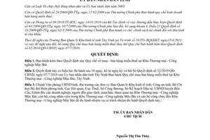 Quyết định 21/2013/QĐ-UBND mua bán hàng miễn thuế tại Mộc Bài Tây Ninh