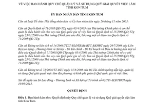 Quyết định 18/2013/QĐ-UBND Quy chế quản lý và sử dụng Quỹ giải quyết việc làm