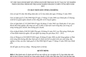 Quyết định 20/2013/QĐ-UBND chính sách hỗ trợ sản xuất tại xã nghèo Lâm Đồng