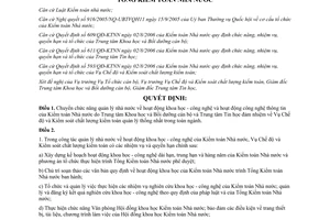 Quyết định 271/QĐ-KTNN năm 2013 phân công quản lý nhà nước khoa học công nghệ