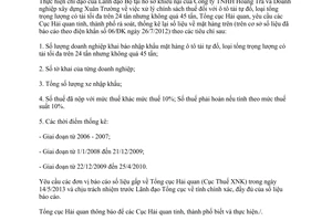 Công điện 01/ĐK 2013 thuế ô tô tải tự đổ trên 24 tấn không quá 45 tấn