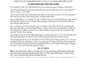 Quyết định 13/2013/QĐ-UBND sửa đổi công tác thi đua khen thưởng Kiên Giang