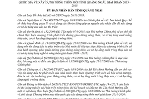 Quyết định 23/2013/QĐ-UBND Quy chế quản lý thực hiện Đề án phát triển giao thông