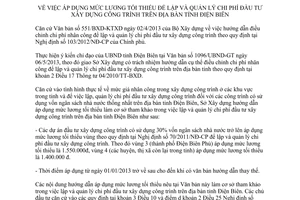 Hướng dẫn 293/SXD-HD năm 2013 mức lương tối thiểu để lập quản lý chi phí đầu tư