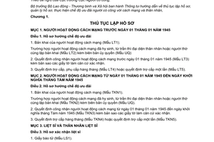 Thông tư 05/2013/TT-BLĐTBXH hướng dẫn thủ tục lập hồ sơ thực hiện chế độ ưu đãi