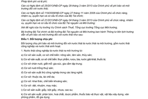 Thông tư liên tịch 63/2013/TTLT-BTC-BTNMT hướng dẫn Nghị định 25/2013/NĐ-CP