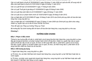 Thông tư 64/2013/TT-BTC hướng dẫn Nghị định 51/2010/NĐ-CP hoá đơn hàng hóa