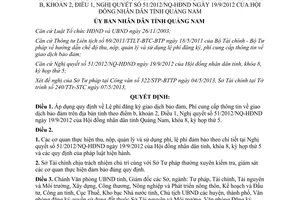 Quyết định 1564/QĐ-UBND 2013 lệ phí đăng ký giao dịch bảo đảm Quảng Nam