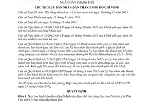 Quyết định 2578/QĐ-UBND năm 2013 Quy chế tiếp công dân của Chủ tịch Phó Chủ tịch